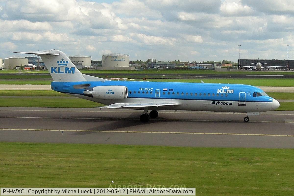 PH-WXC, 1996 Fokker 70 (F-28-0070) C/N 11574, At Schiphol