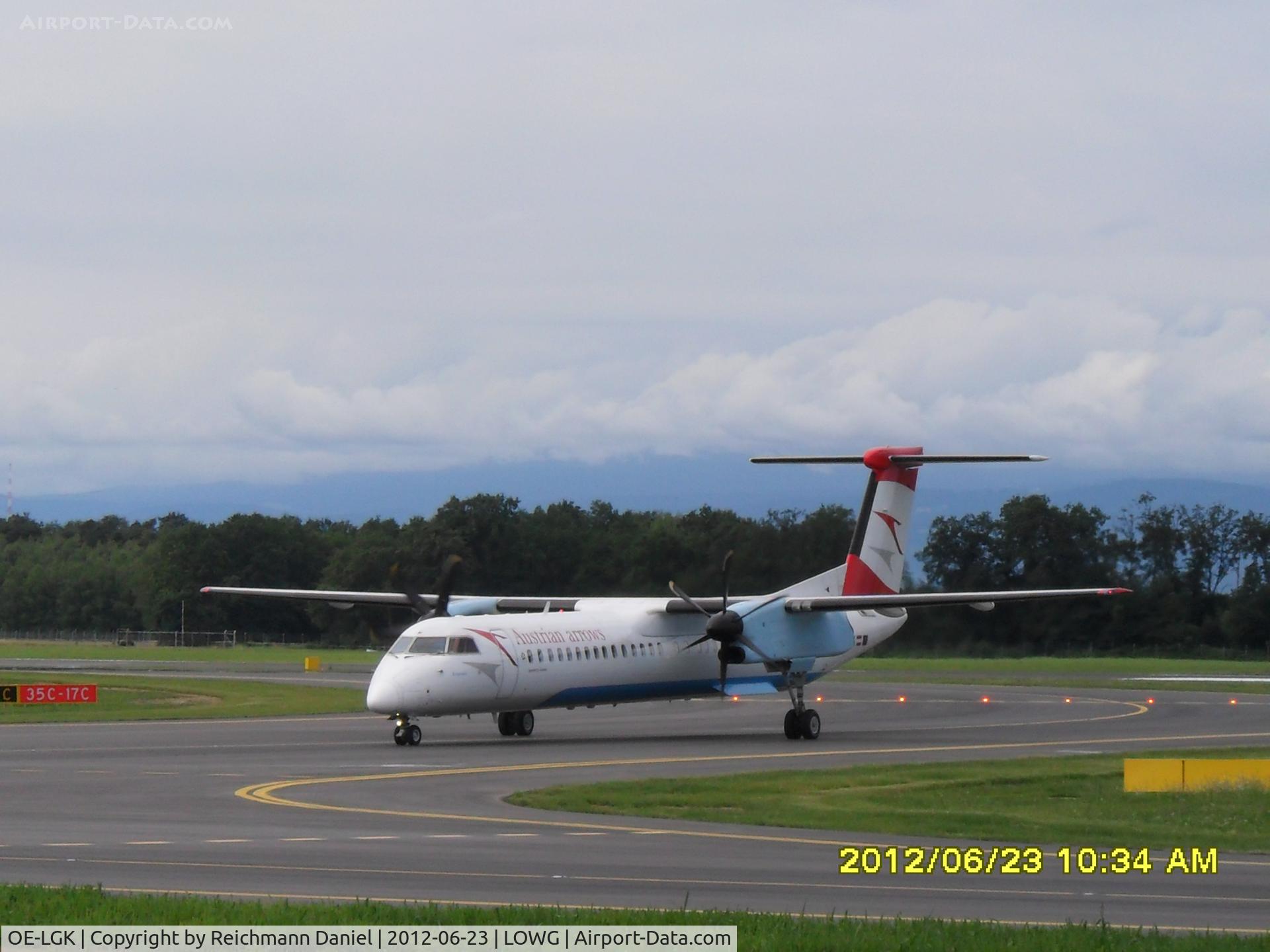 OE-LGK, 2009 De Havilland Canada DHC-8-402Q Dash 8 C/N 4280, Dash 8Q-400 from Vienna