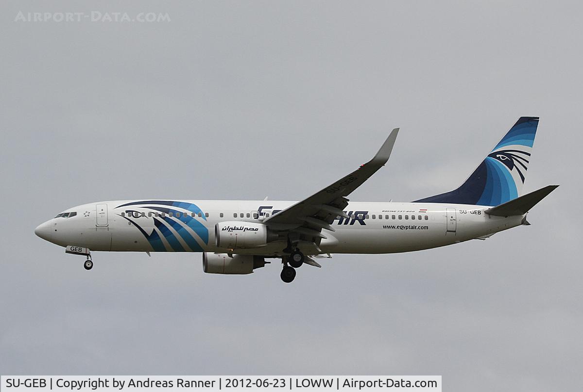 SU-GEB, 2011 Boeing 737-866 C/N 40800, Egyptair Boeing 737