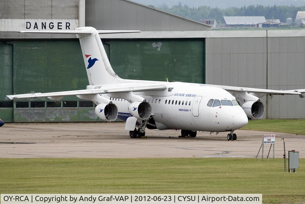 OY-RCA, 1985 British Aerospace BAe.146-200A C/N E2045, Atlantic Airways Bae146
