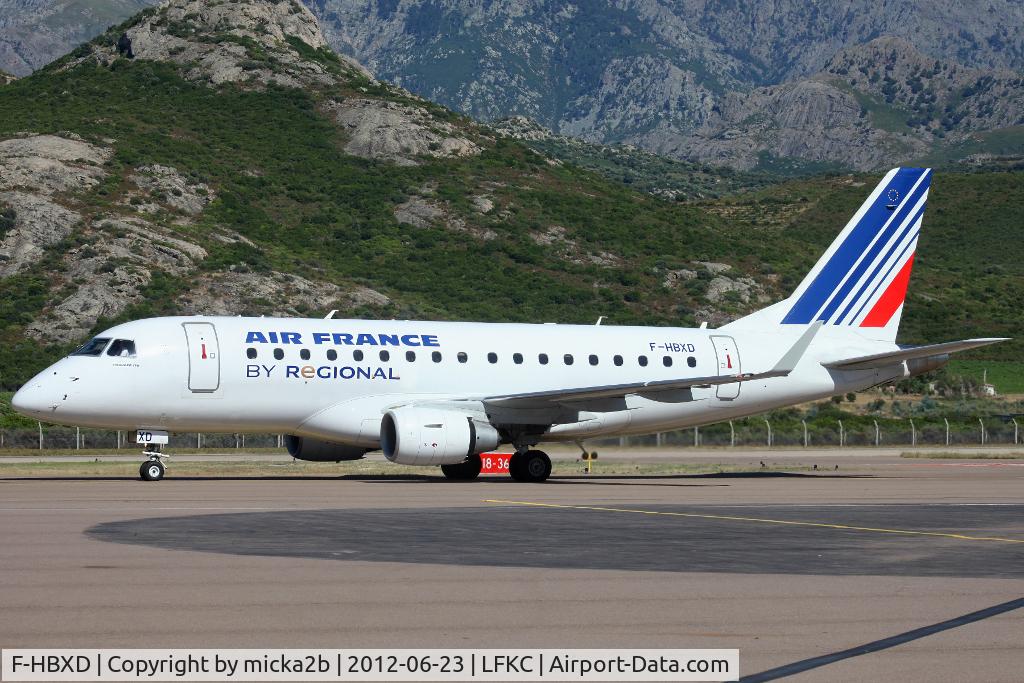 F-HBXD, 2009 Embraer 170ST (ERJ-170-100ST) C/N 17000281, Taxiing from Nantes