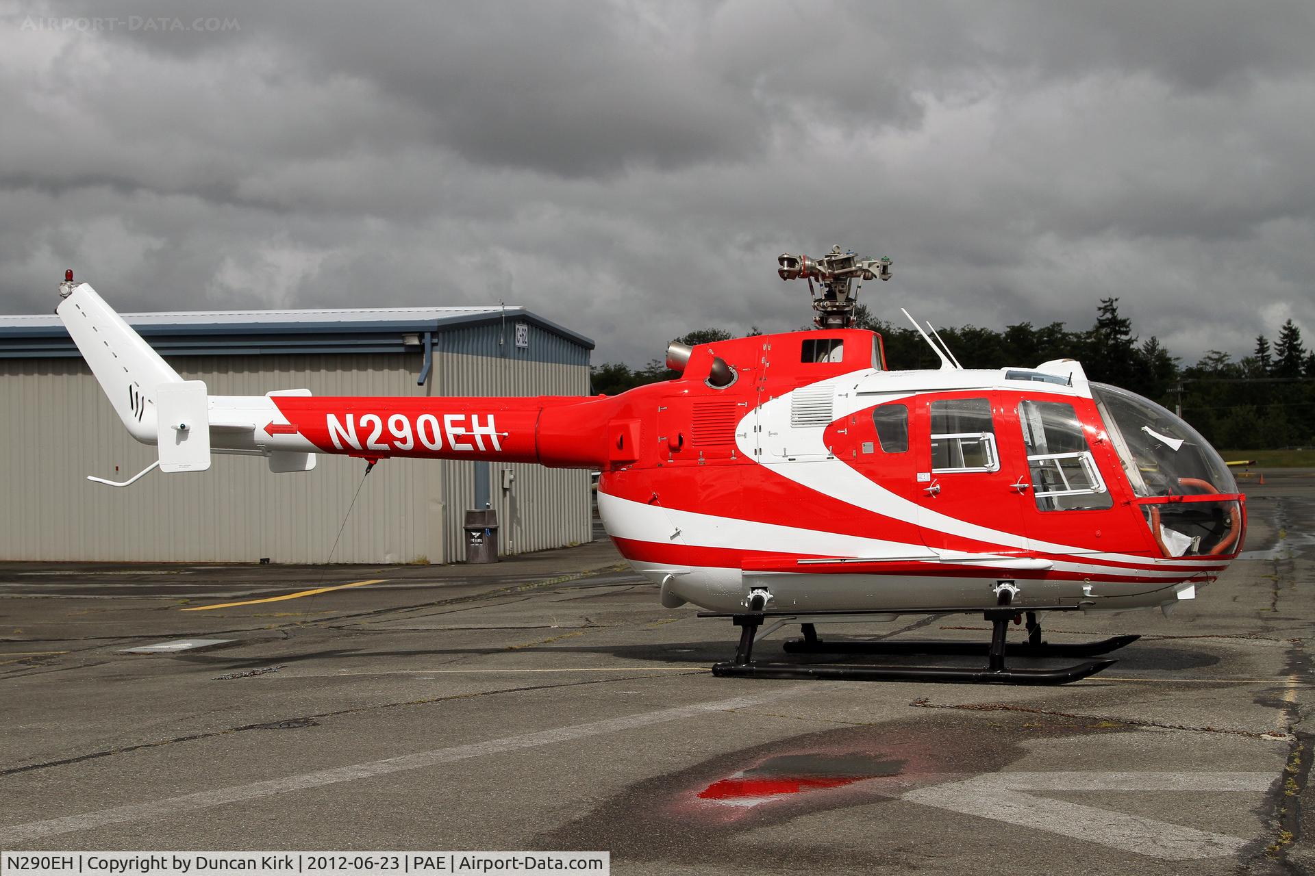 N290EH, 1990 MBB Bo-105S C/N S-850, Fresh out of painting with Sunquest