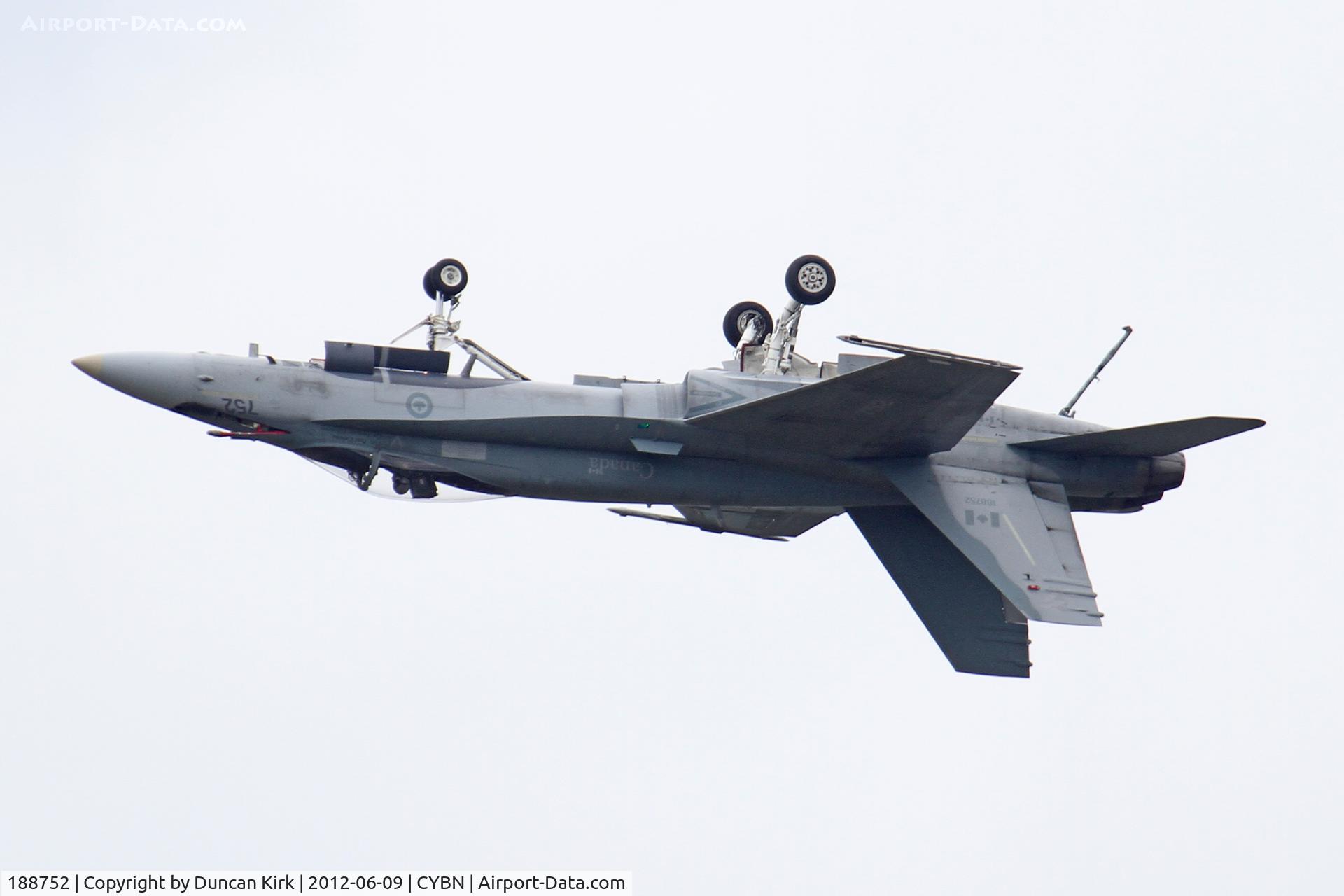 188752, McDonnell Douglas CF-188A Hornet C/N 0366/A306, Dreary flying display weather
