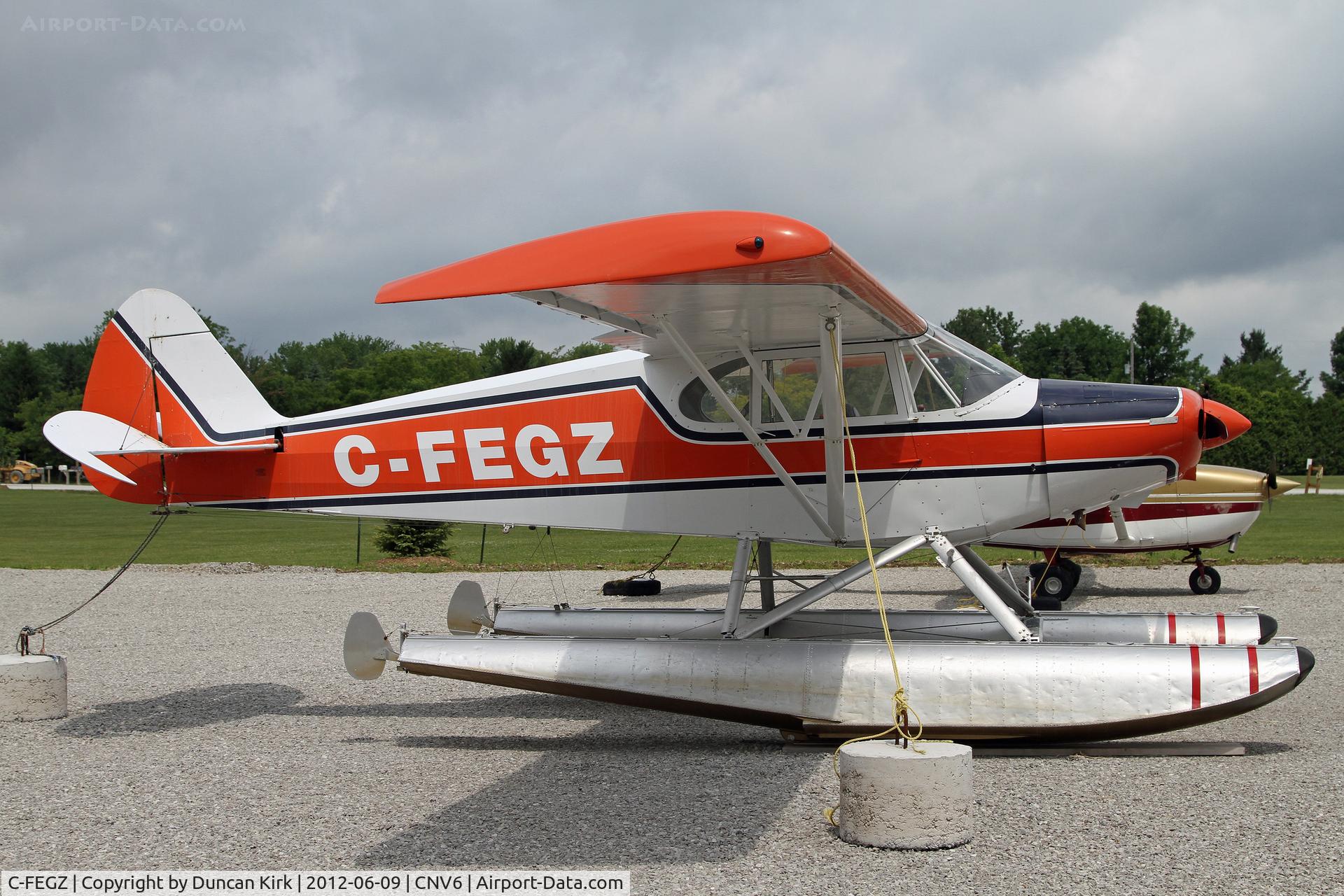 C-FEGZ, 1947 Piper PA-12 Super Cruiser C/N 12-3505, Large floatplane base with lots of goodies!