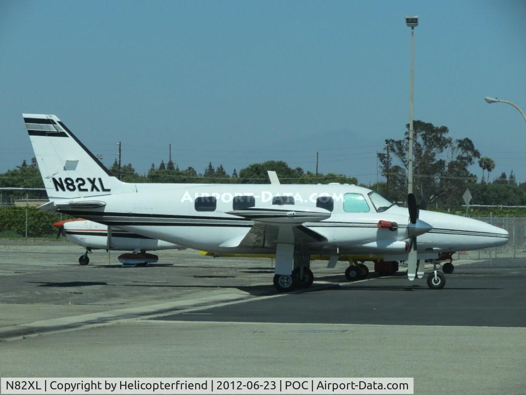 N82XL, 1981 Piper PA-31T2 Cheyenne IIXL C/N 31T-8166034, Parked north of Howard Aviation