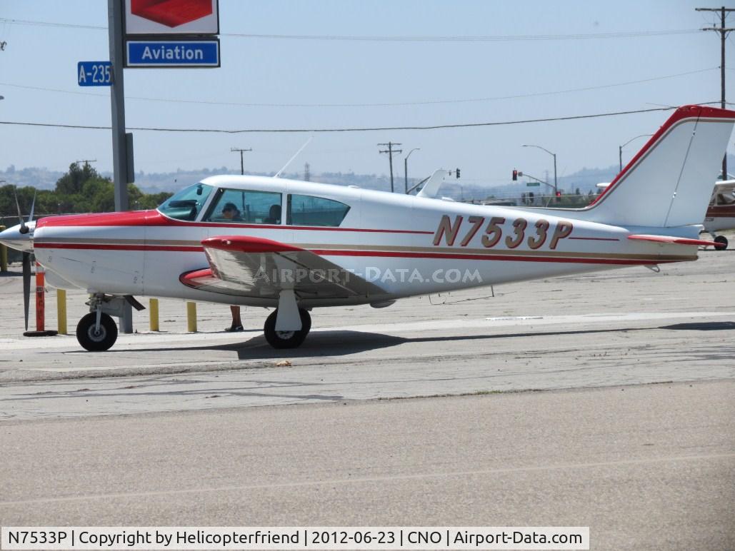 N7533P, 1961 Piper PA-24-250 Comanche C/N 24-2737, Just finished re-fueling
