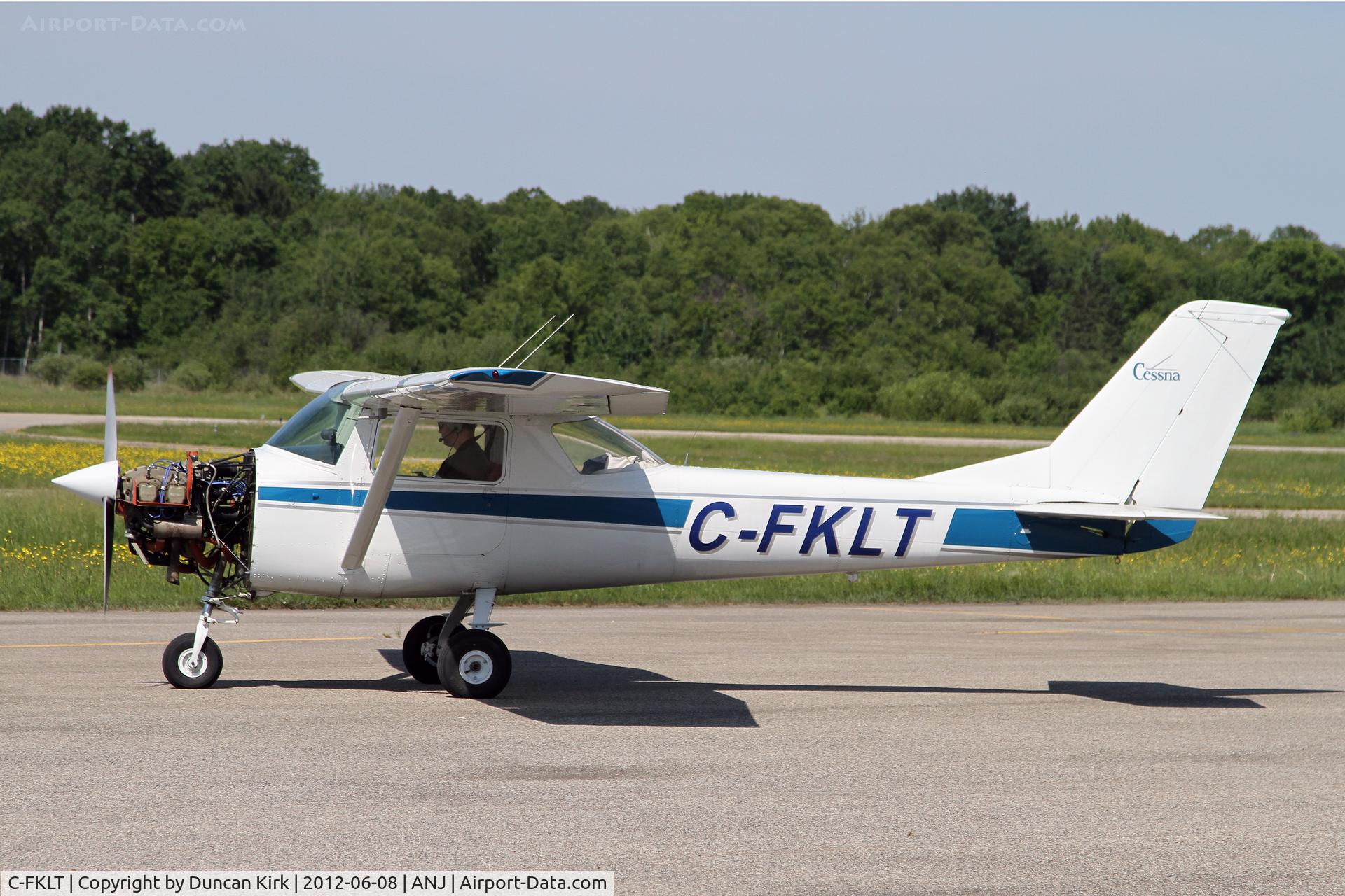 C-FKLT, 1966 Cessna 150F C/N 15064369, Not an MD-83 but a Cessna 150F doing engine running