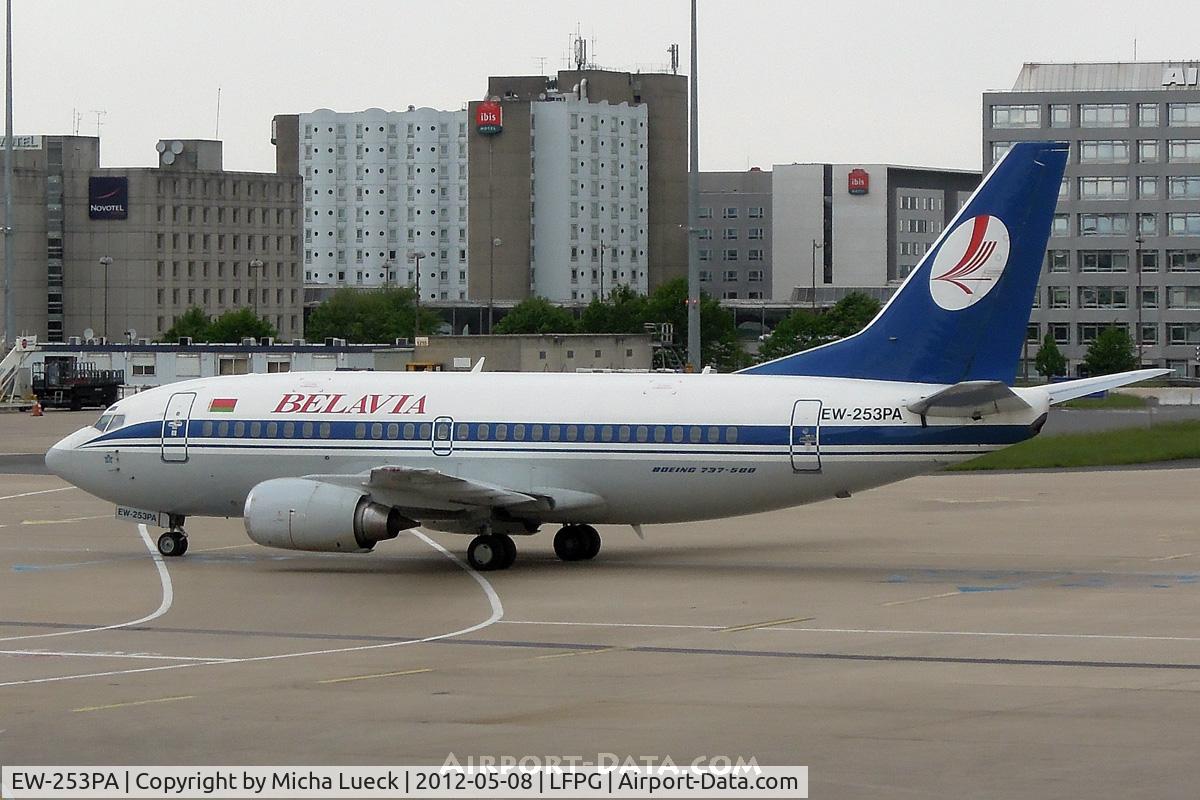EW-253PA, 1995 Boeing 737-524 C/N 26339, At Charles de Gaulle