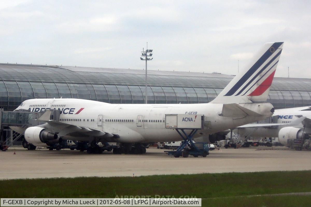 F-GEXB, 1991 Boeing 747-4B3M C/N 24155, At Charles de Gaulle