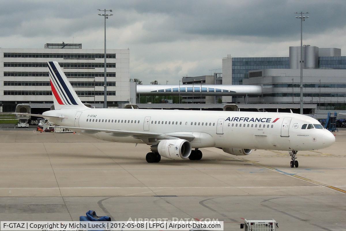 F-GTAZ, 2011 Airbus A321-212 C/N 4901, At Charles de Gaulle