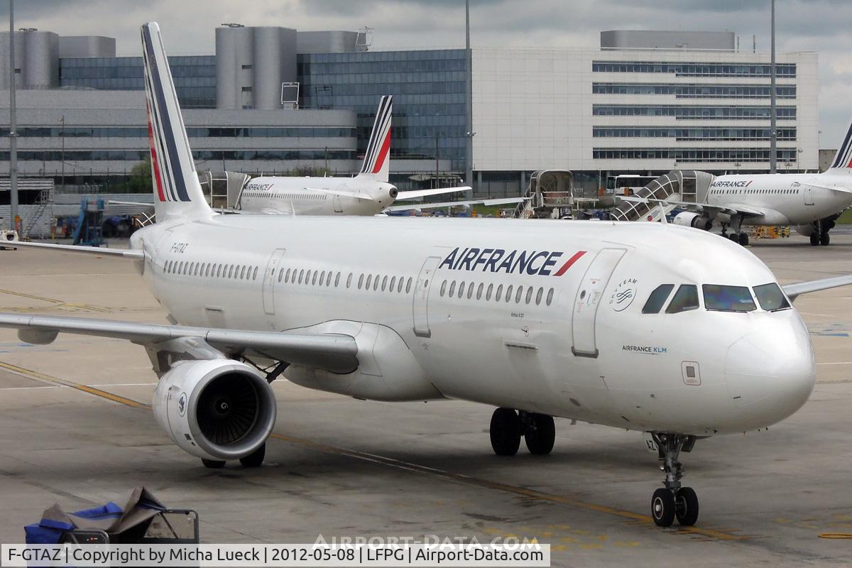F-GTAZ, 2011 Airbus A321-212 C/N 4901, At Charles de Gaulle