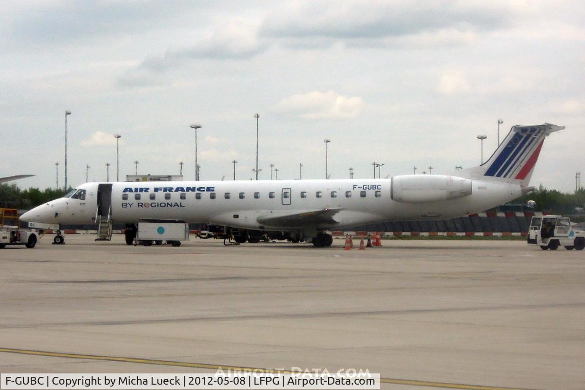 F-GUBC, 2002 Embraer ERJ-145LR (EMB-145LR) C/N 145556, At Charles de Gaulle