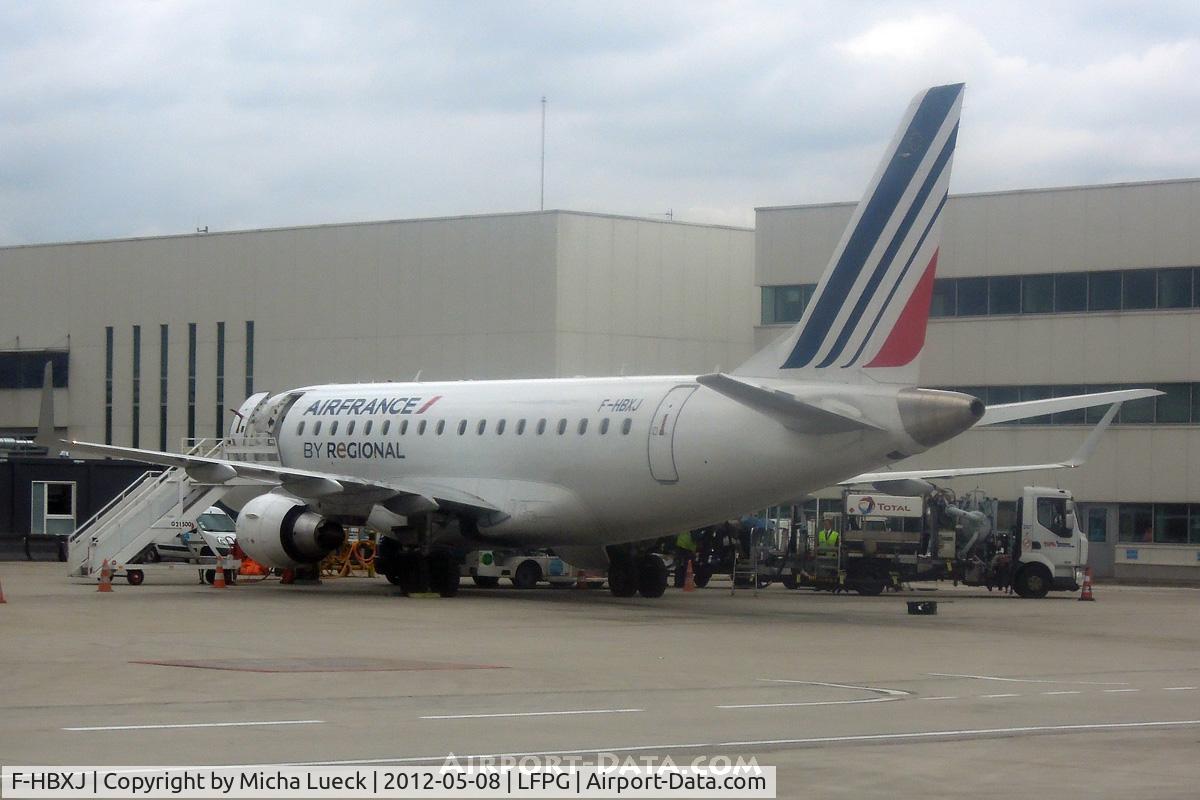 F-HBXJ, 2010 Embraer 170ST (ERJ-170-100ST) C/N 17000312, At Charles de Gaulle