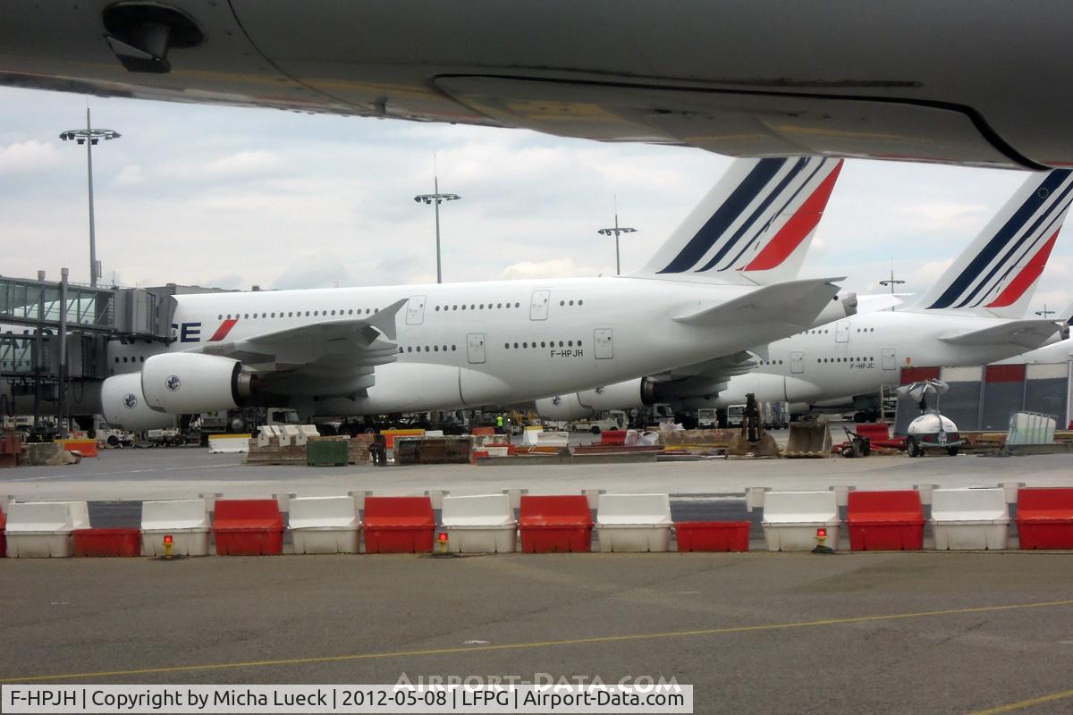F-HPJH, 2011 Airbus A380-861 C/N 099, At Charles de Gaulle