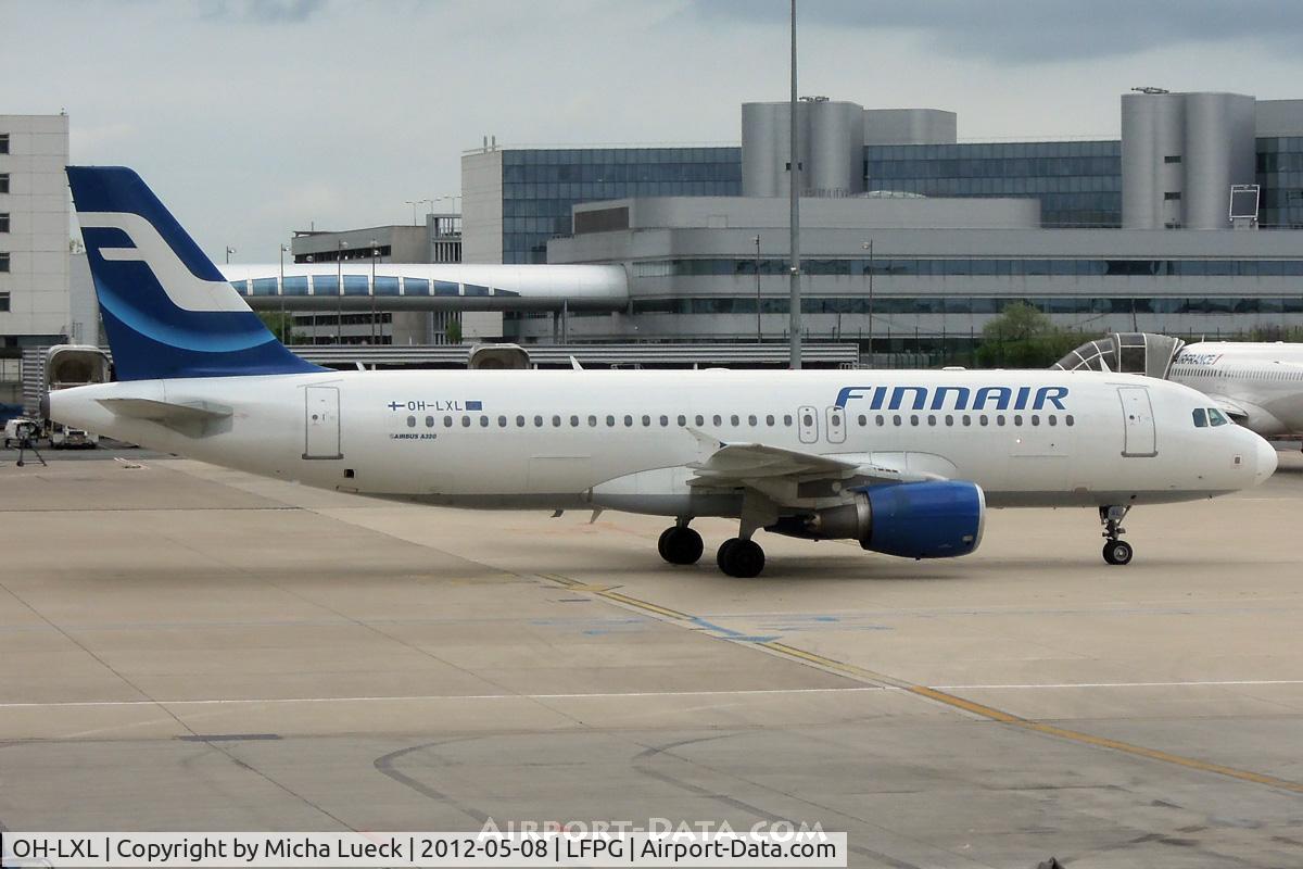 OH-LXL, 2003 Airbus A320-214 C/N 2146, At Charles de Gaulle