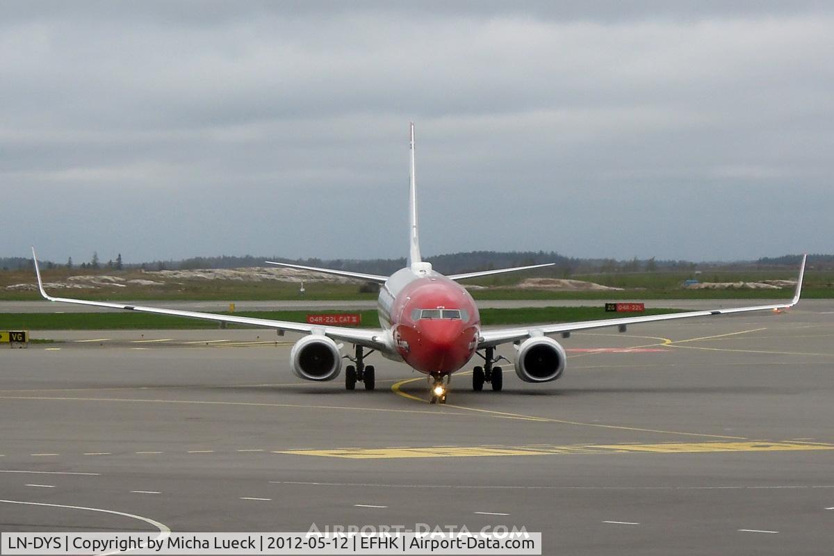LN-DYS, 2011 Boeing 737-8JP C/N 39007, At Helsinki
