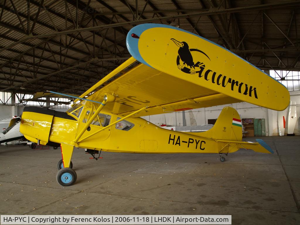HA-PYC, 1969 PZL-Okecie PZL-101A Gawron C/N 119292, Dunakeszi