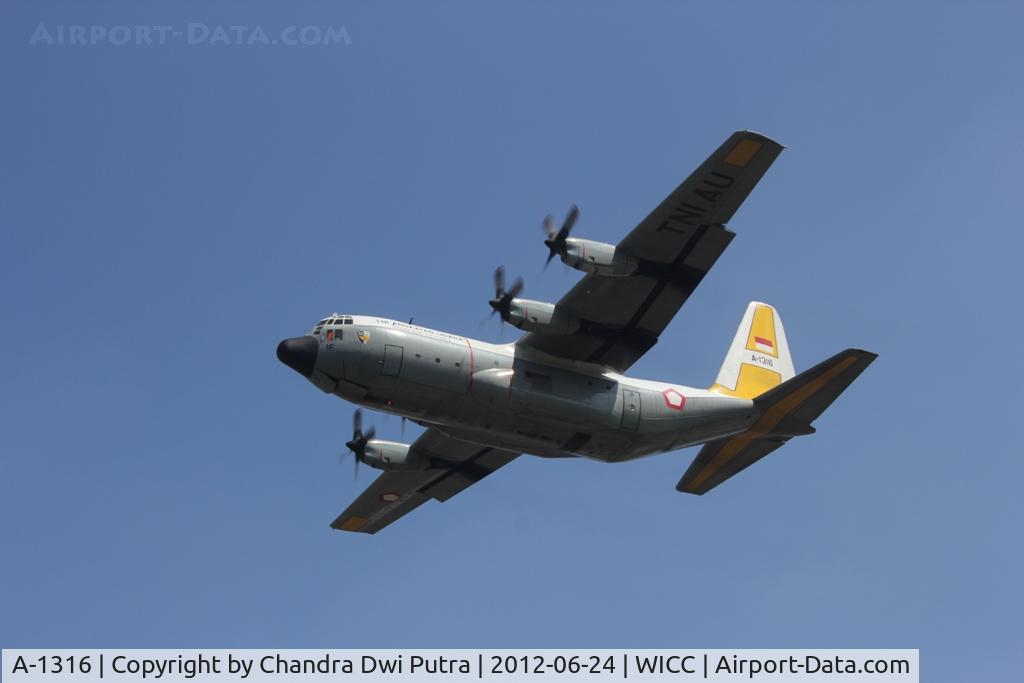 A-1316, Lockheed C-130H Hercules C/N 382-4840, Takeoff runway 11 BDO WICC