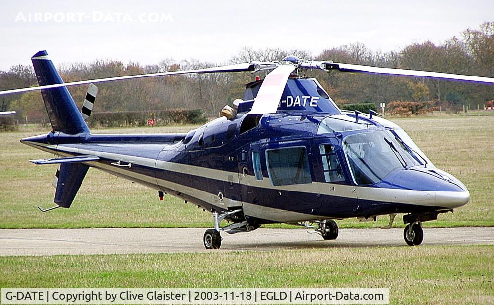 G-DATE, 1996 Agusta A-109C C/N 7633, Ex: I-ANAG > G-RNLD > DATE > G-HBEK in January 2006 - Originally owned to, Sloane Helicopters Ltd in June 1996 as G-RNLD. With Datel Direct Ltd since March 2000 as G-DATE.