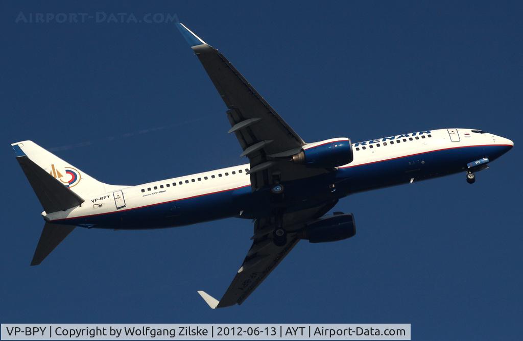 VP-BPY, 2002 Boeing 737-83N C/N 28247, visitor