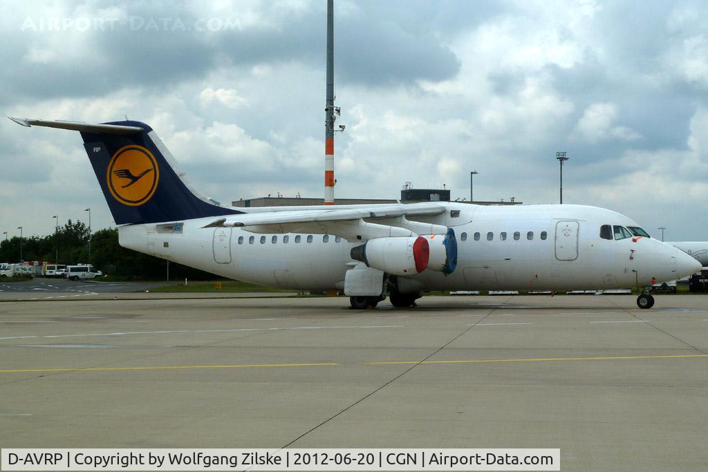 D-AVRP, 1997 British Aerospace Avro 146-RJ85 C/N E.2303, visitor