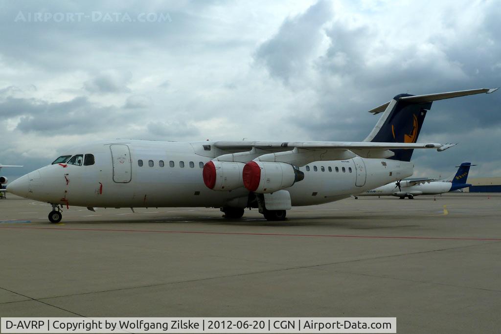 D-AVRP, 1997 British Aerospace Avro 146-RJ85 C/N E.2303, visitor