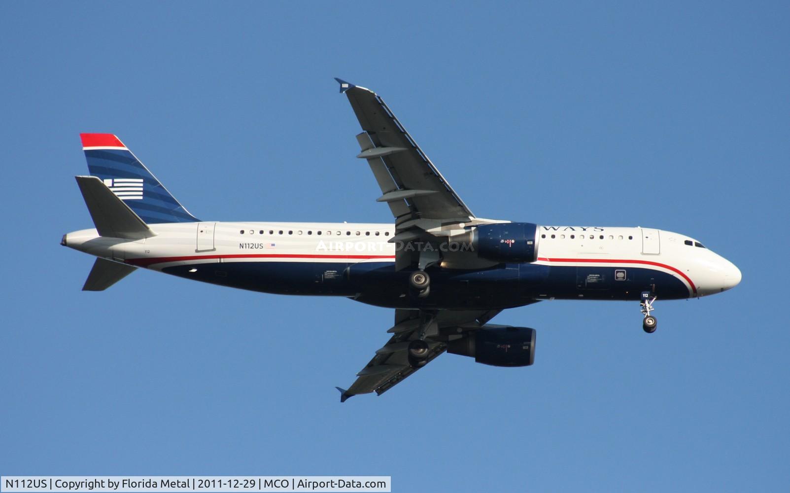 N112US, 1999 Airbus A320-214 C/N 1134, US Airways A320