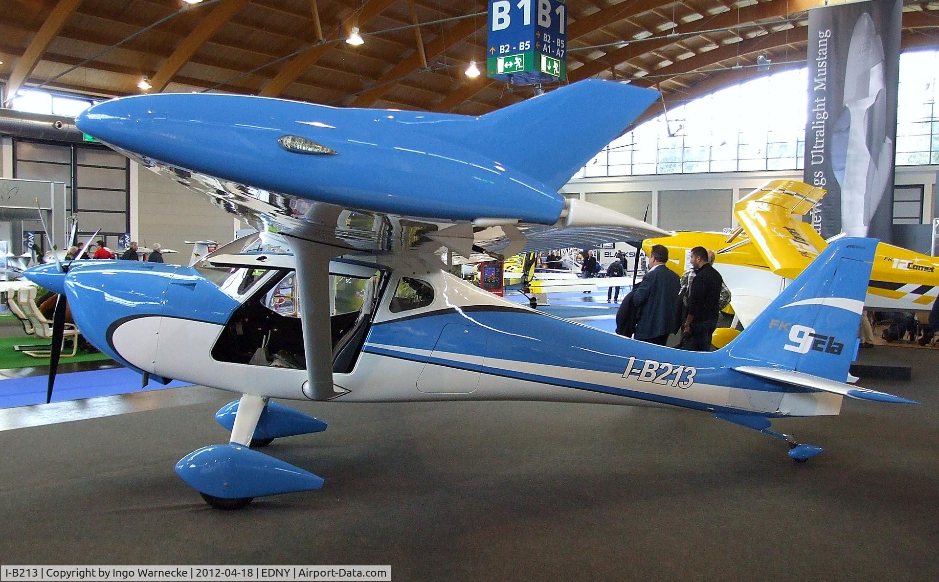 I-B213, B & F Technik FK-9 ELA C/N Not found I-B213, B & F Funk FK9 ELA at the AERO 2012, Friedrichshafen