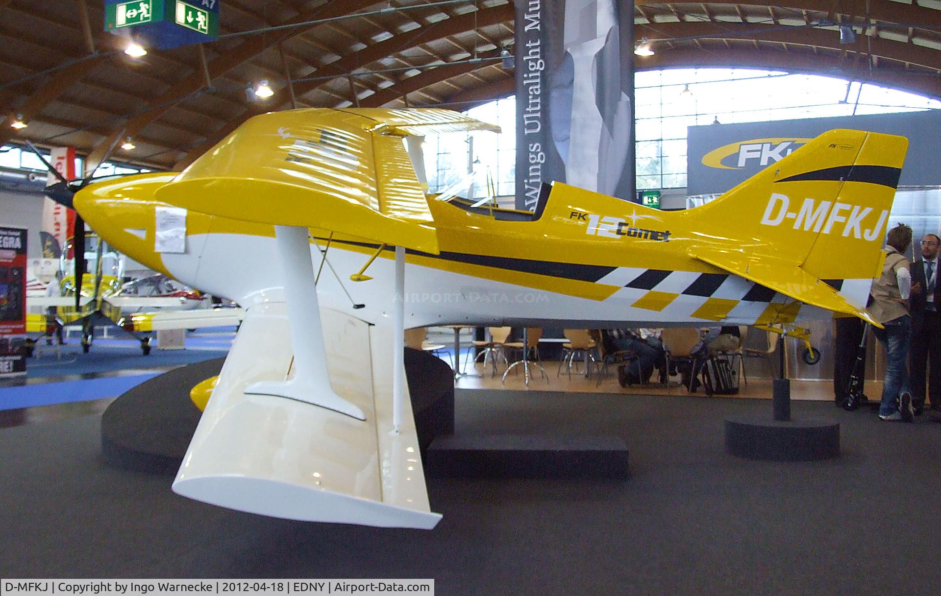 D-MFKJ, B & F Funk FK-12 Comet C/N 012-098, B & F Funk FK-12 Comet at the AERO 2012, Friedrichshafen