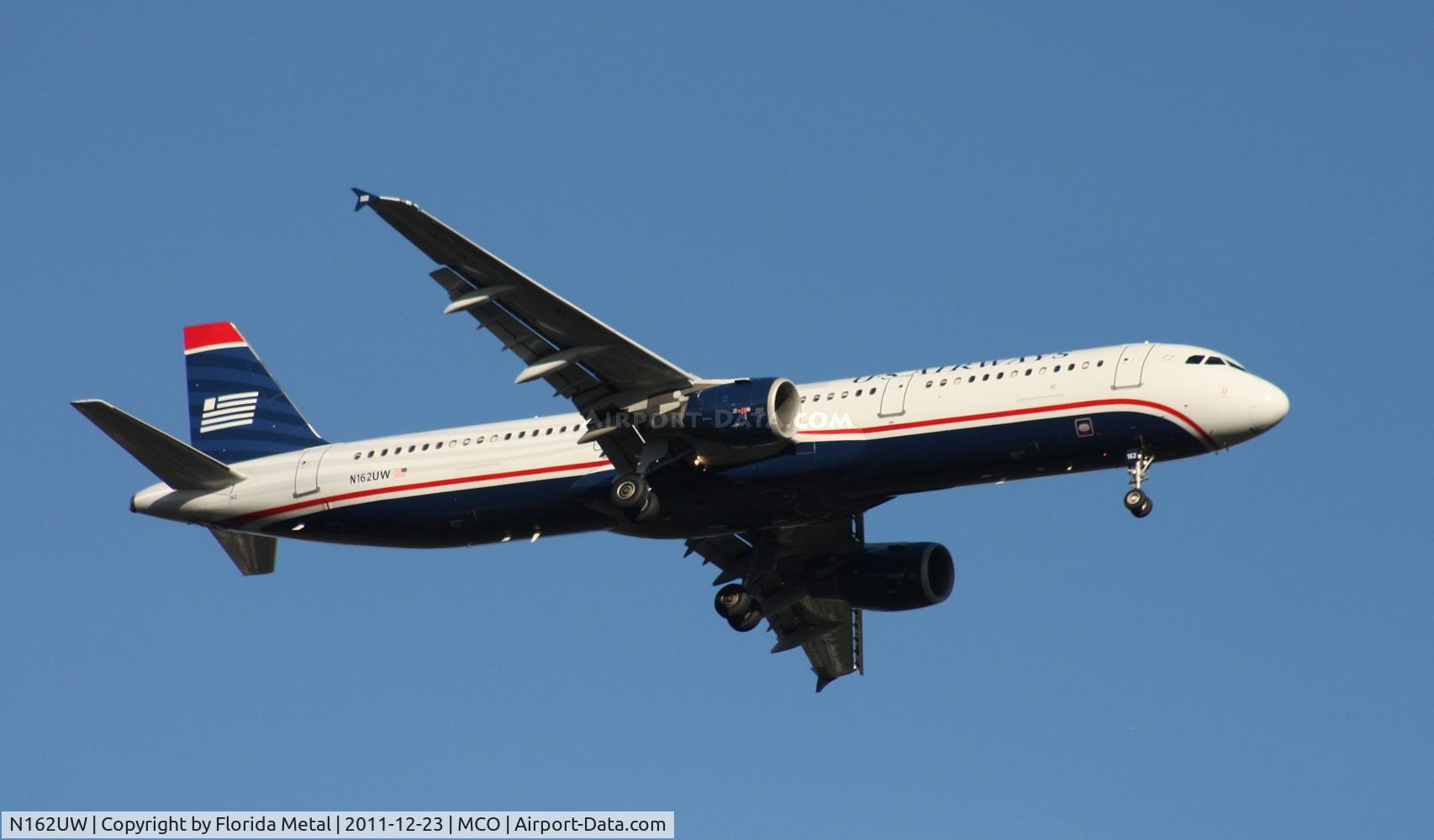 N162UW, 2001 Airbus A321-211 C/N 1412, US Airways A321