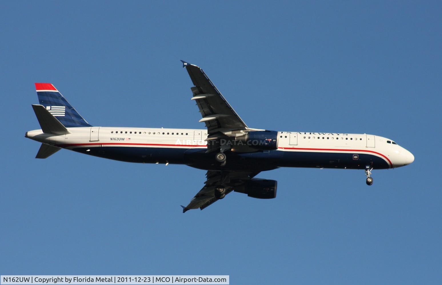 N162UW, 2001 Airbus A321-211 C/N 1412, US Airways A321