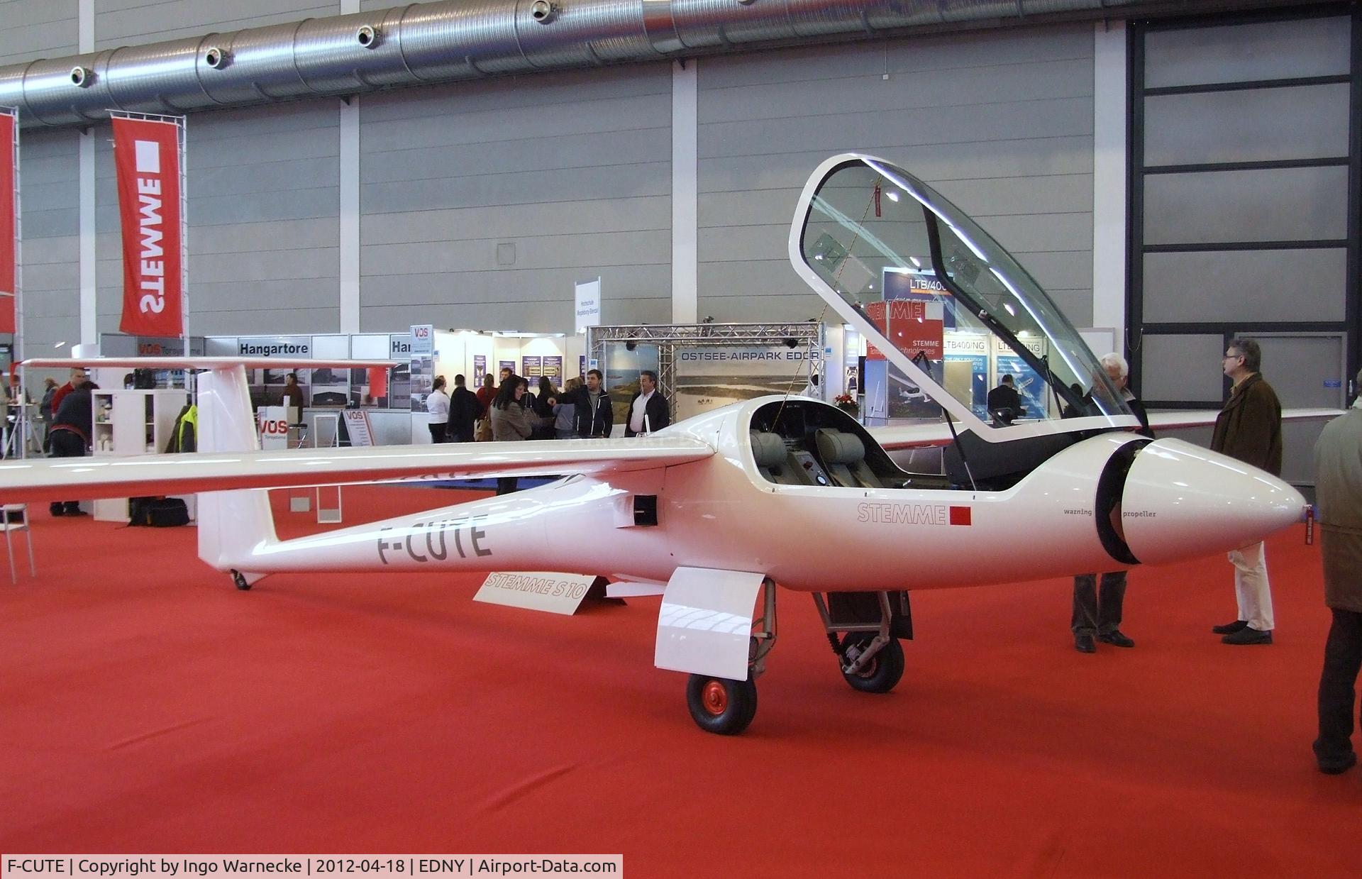F-CUTE, Stemme S-10VT C/N 11-133, Stemme S-10VT at the AERO 2012, Friedrichshafen
