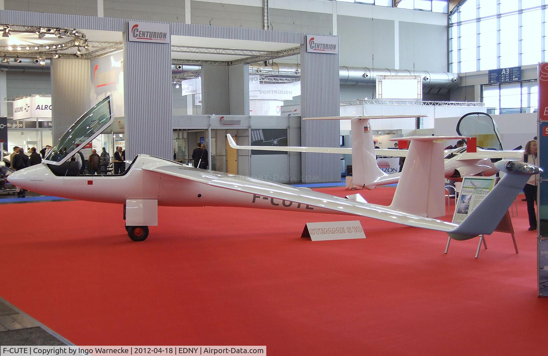 F-CUTE, Stemme S-10VT C/N 11-133, Stemme S-10VT at the AERO 2012, Friedrichshafen