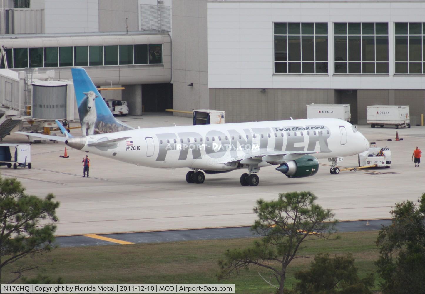 N176HQ, 2011 Embraer 190AR (ERJ-190-100IGW) C/N 19000461, 