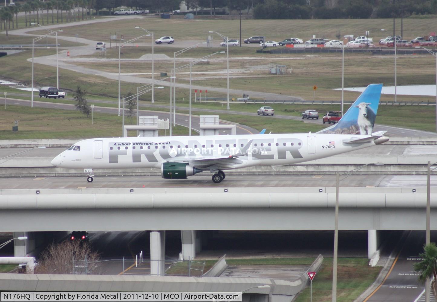 N176HQ, 2011 Embraer 190AR (ERJ-190-100IGW) C/N 19000461, Scooter E190