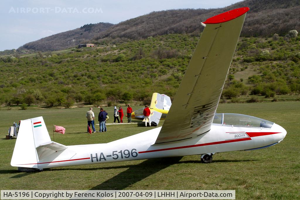 HA-5196, 1975 PZL-Bielsko SZD-9bis Bocian 1E C/N P-687, Hármashatárhegy
