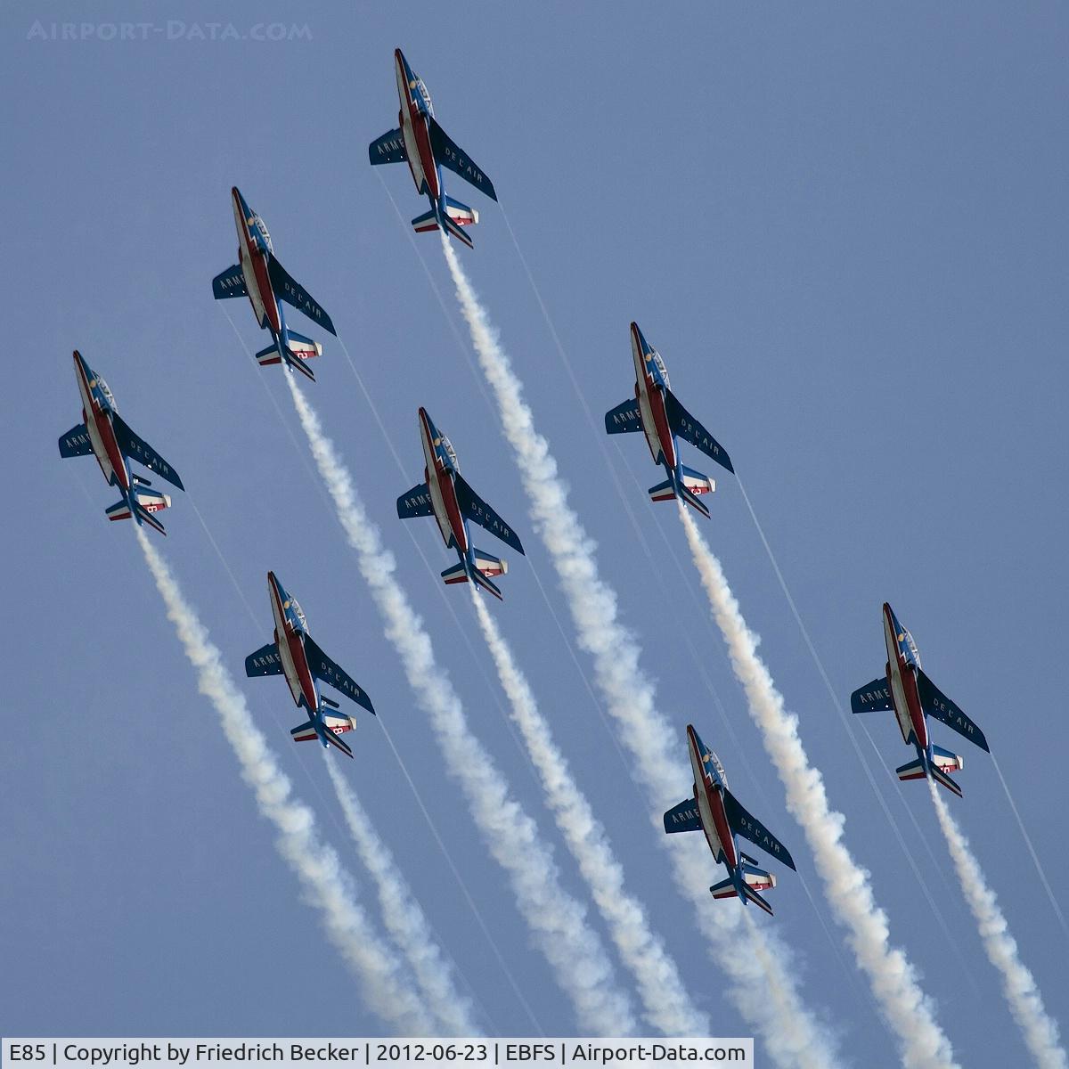E85, Dassault-Dornier Alpha Jet E C/N E85, flying display