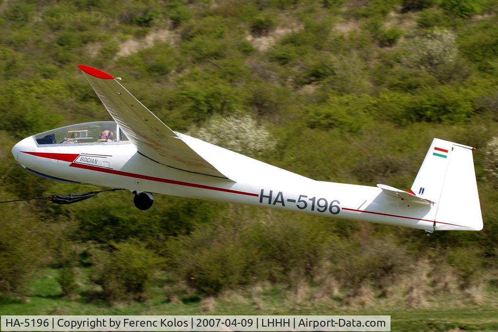 HA-5196, 1975 PZL-Bielsko SZD-9bis Bocian 1E C/N P-687, Hármashatárhegy