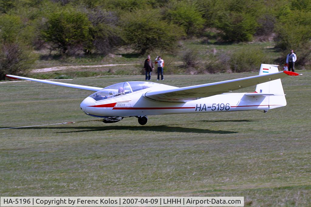 HA-5196, 1975 PZL-Bielsko SZD-9bis Bocian 1E C/N P-687, Hármashatárhegy