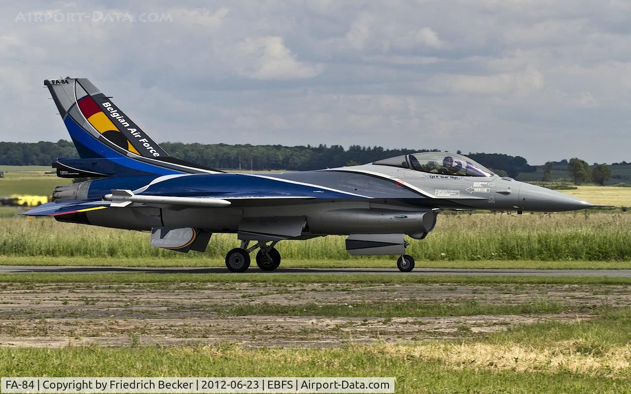 FA-84, 1980 SABCA F-16AM Fighting Falcon C/N 6H-84, taxying to the flightline