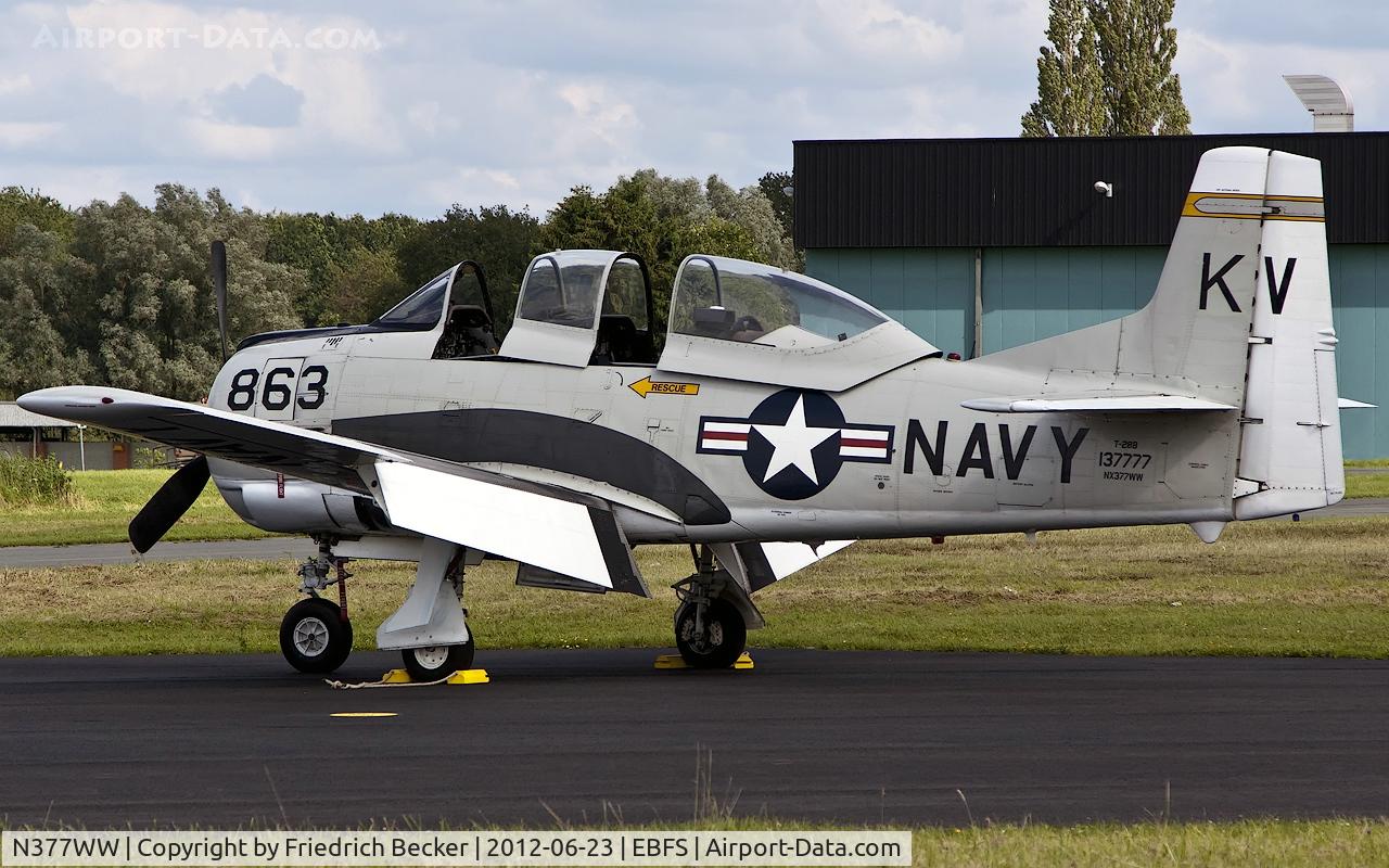 N377WW, 1954 North American T-28B Trojan C/N 200-140, static display