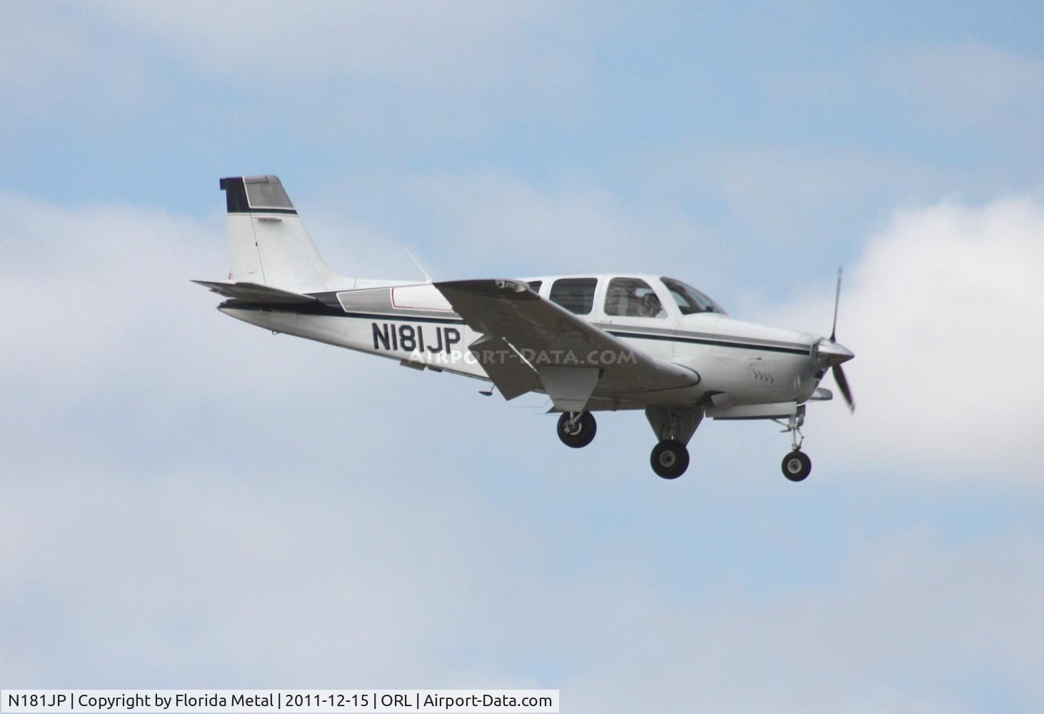 N181JP, 1981 Beech F33A Bonanza C/N CE-965, Beech 33A