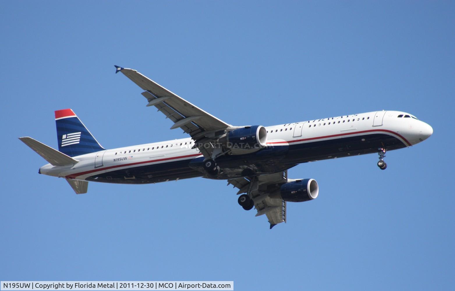 N195UW, 2008 Airbus A321-211 C/N 3633, US Airways A321