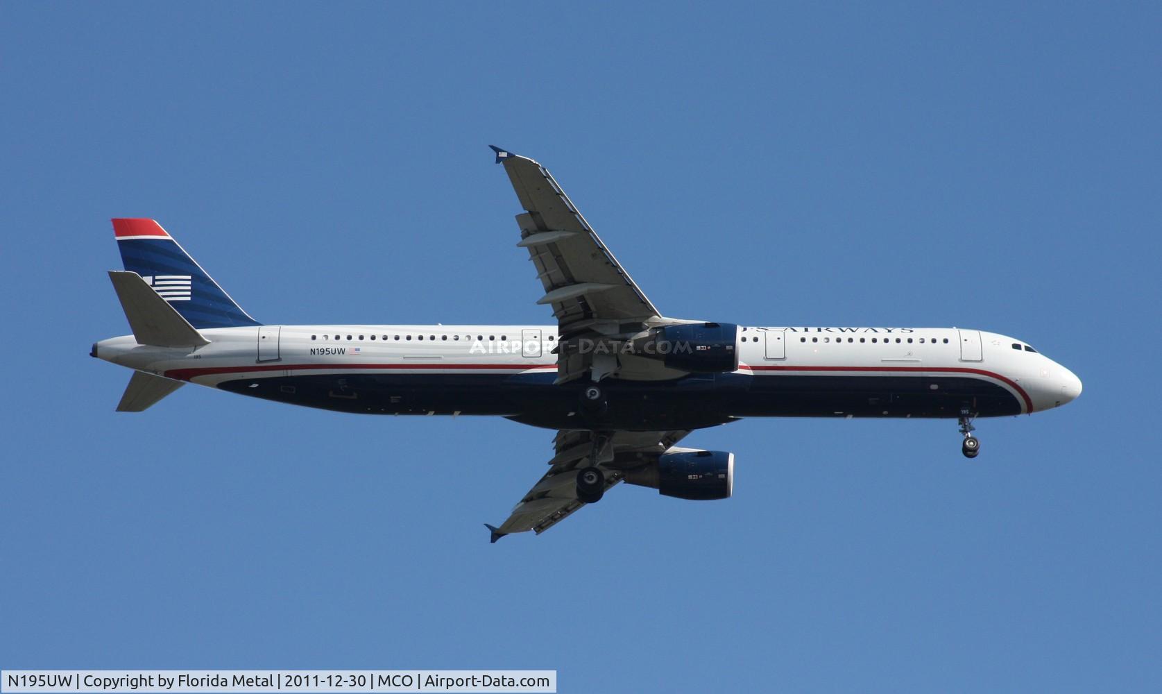 N195UW, 2008 Airbus A321-211 C/N 3633, US Airways A321