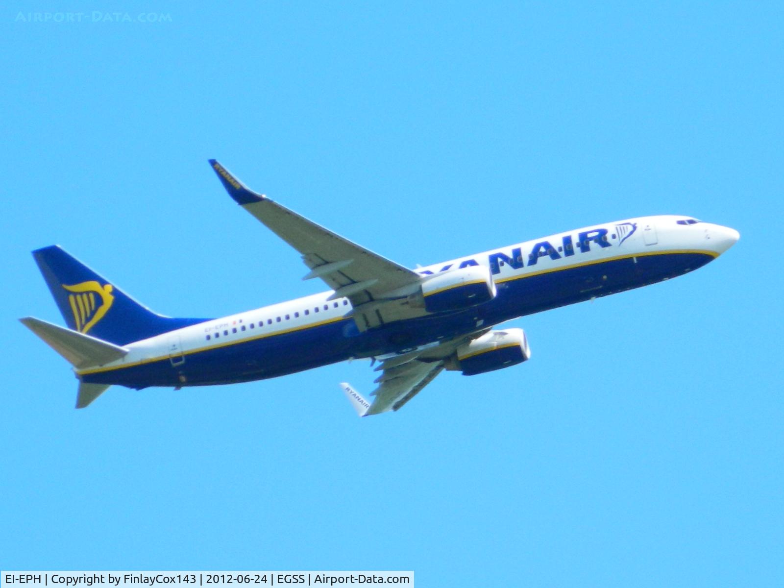 EI-EPH, 2011 Boeing 737-8AS C/N 40311, Ryanair Boeing 737-8AS(WL) at London Stansted
