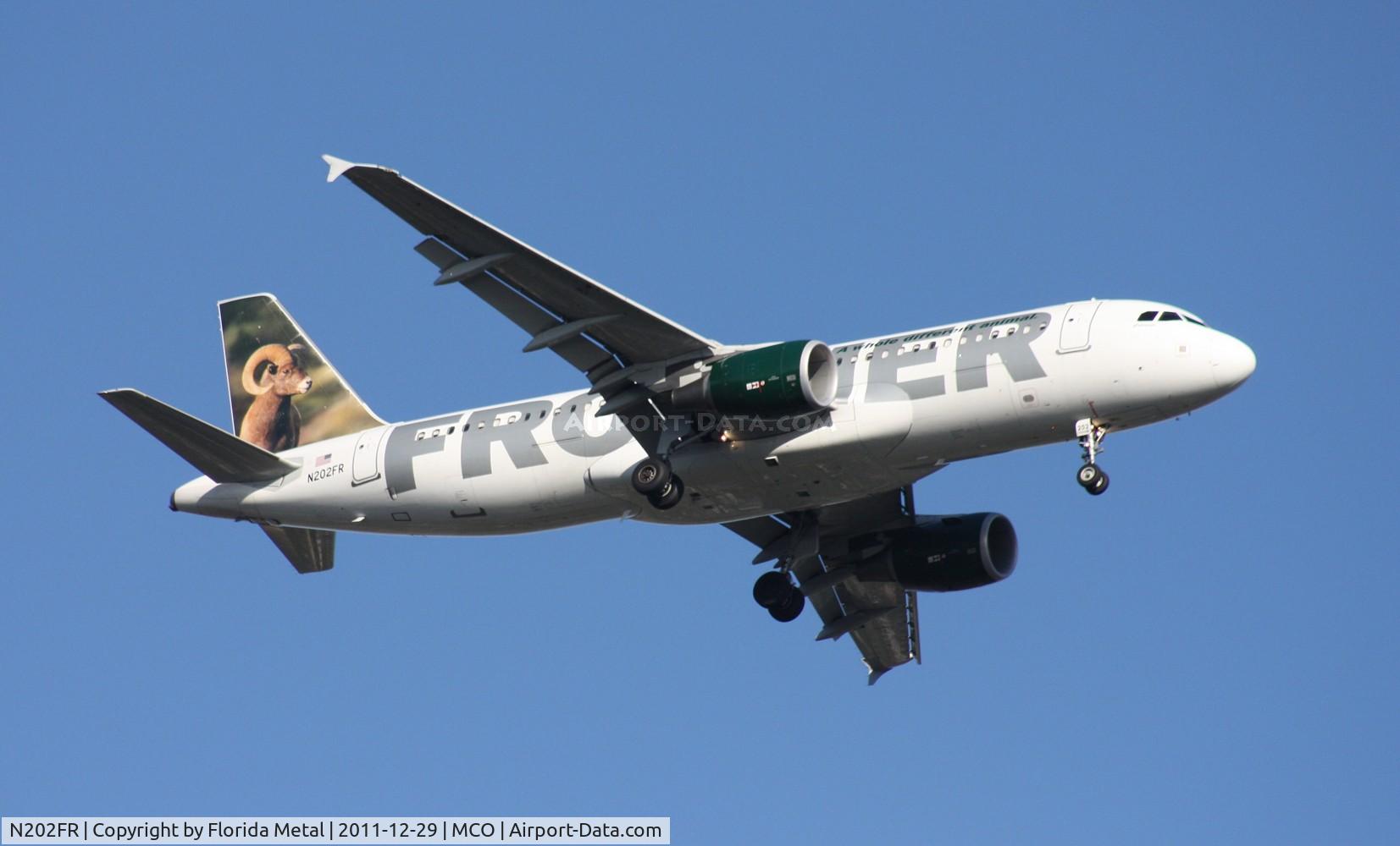 N202FR, 2008 Airbus A320-214 C/N 3431, Colorado bighorn sheep