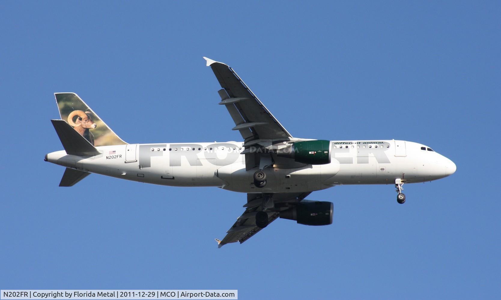 N202FR, 2008 Airbus A320-214 C/N 3431, Colorado bighorn sheep