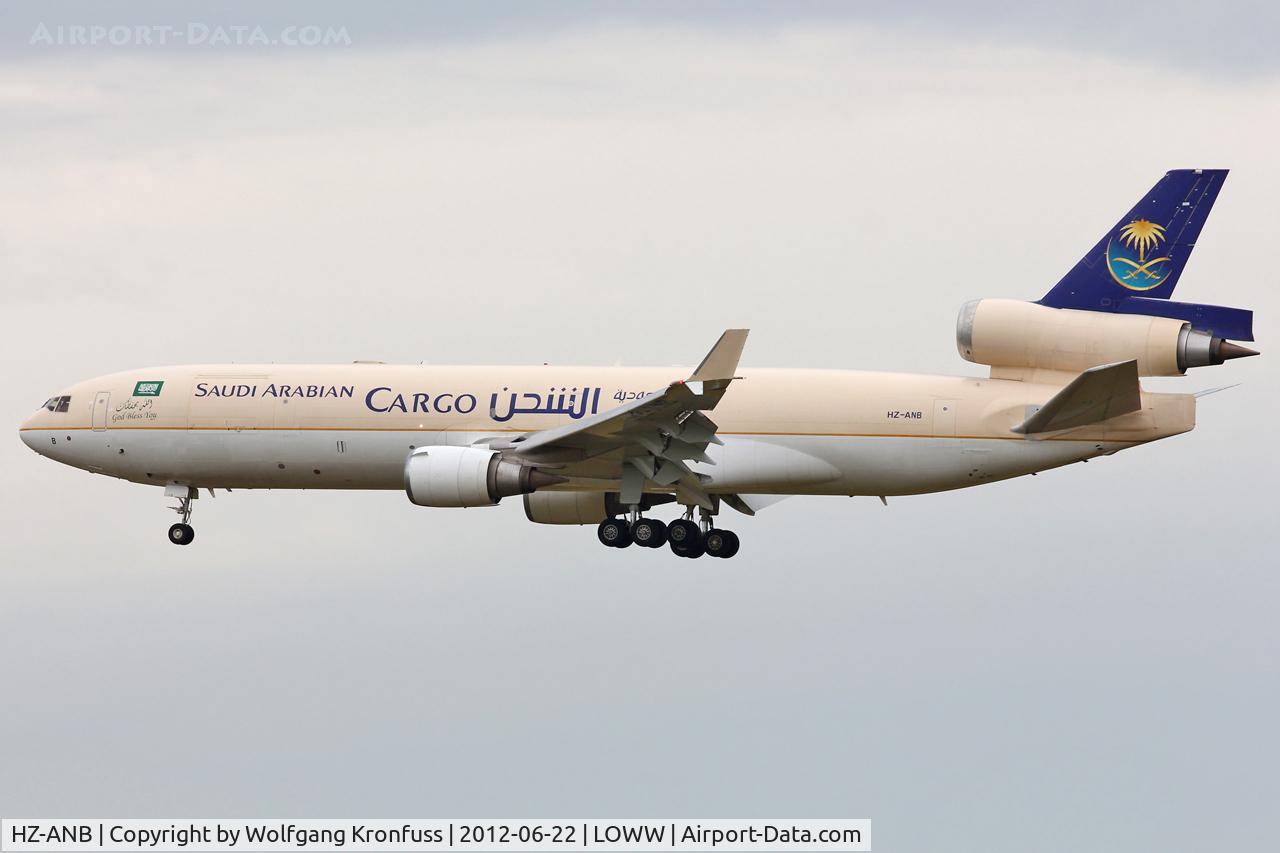 HZ-ANB, 1997 McDonnell Douglas MD-11F C/N 48775, Saudia Cargo
