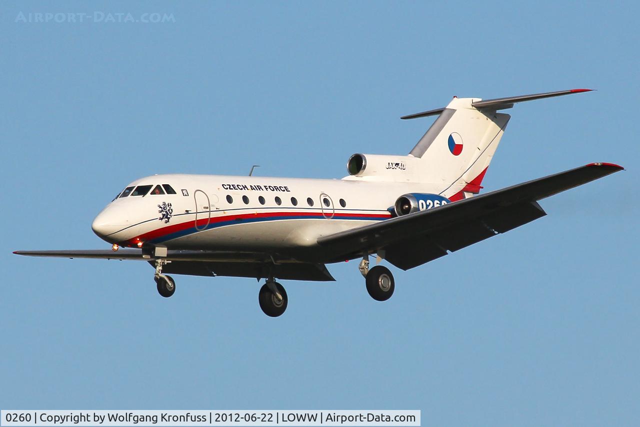 0260, 1978 Yakovlev Yak-40 C/N 9940260, Czech Air Force