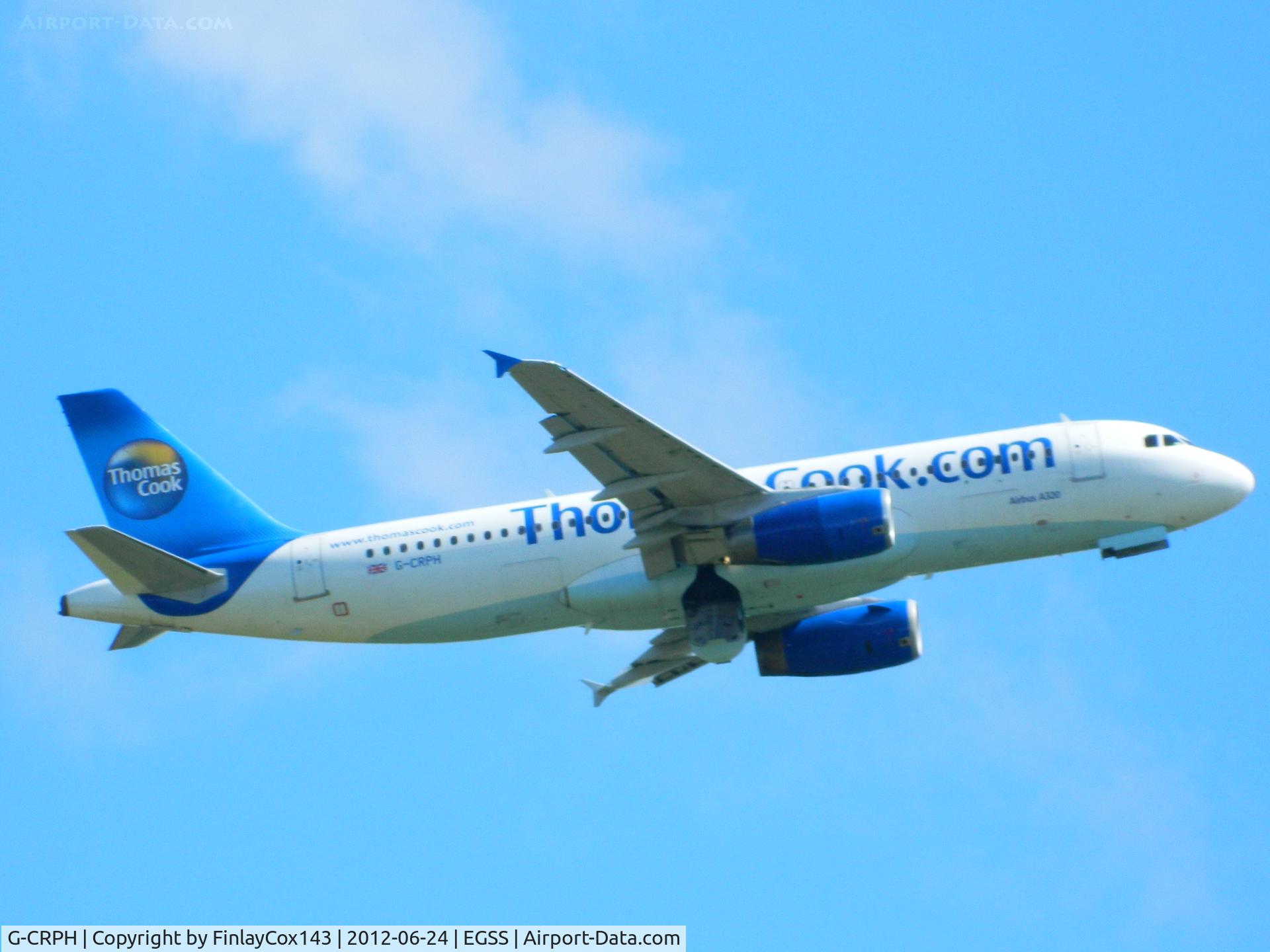 G-CRPH, 1993 Airbus A320-231 C/N 424, Thomas Cook Airbus A320-231 at London Stansted